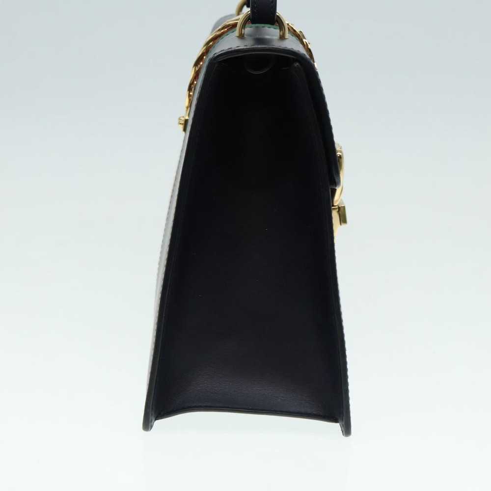 Gucci GUCCI Web Sherry Line Silvi Hand Bag Leathe… - image 4