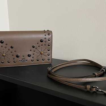 Coach Western Rivets Foldover Crossbody