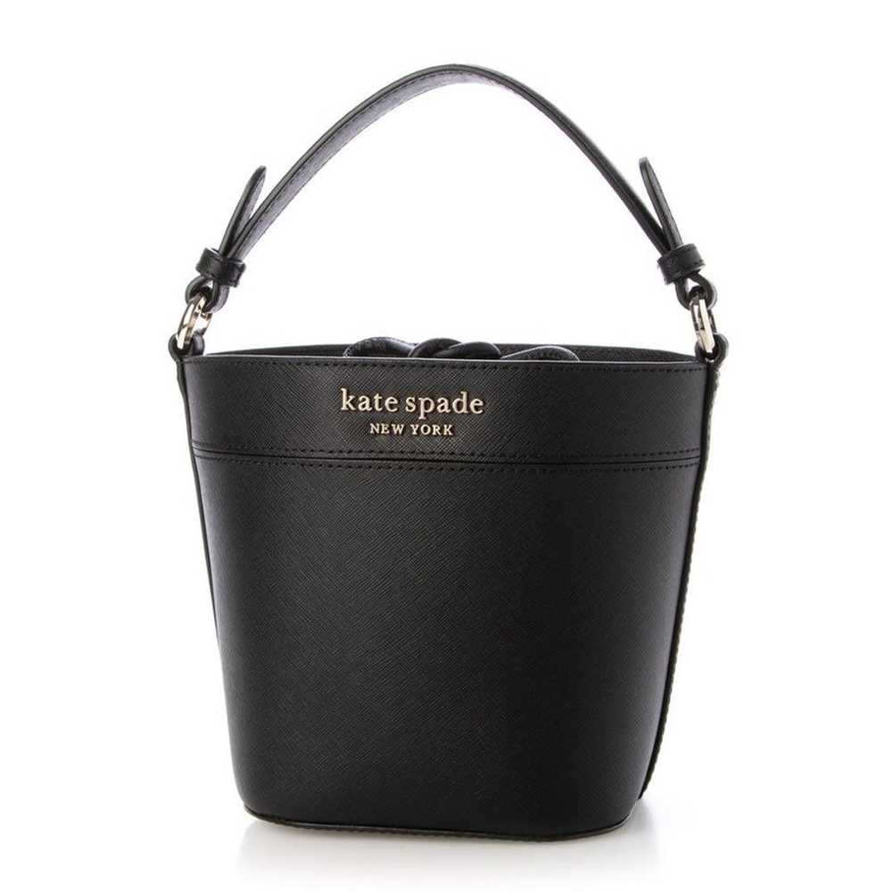 Kate Spade Small Bucket Bag 2way Black Drawstring - image 2