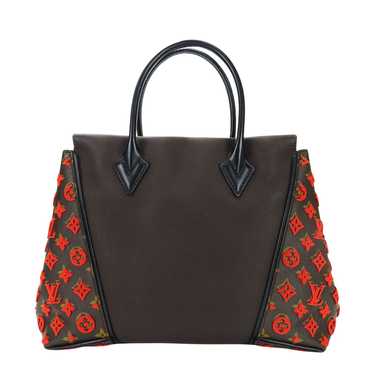 Louis Vuitton Tote W Brown Leather Tote Bag (Pre-… - image 1