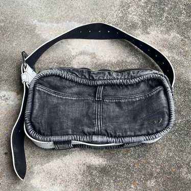 diesel denim shoulder bag - image 1