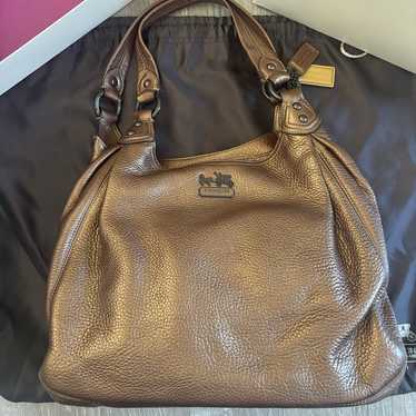 On sale RARE Coach Madison Metallic Bronze Crossbody