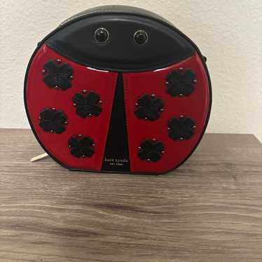 Kate hot spade round ladybug coin purse