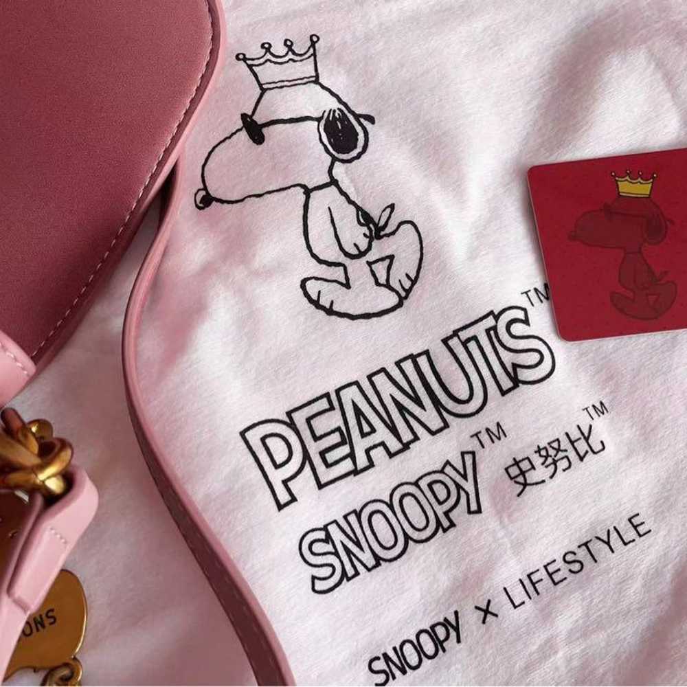 PEANUTS Snoopy Shoulder Bag Pink - image 5