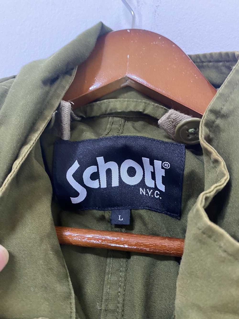 Schott Vintage Schott N.Y.C fishtale Parka with R… - image 3