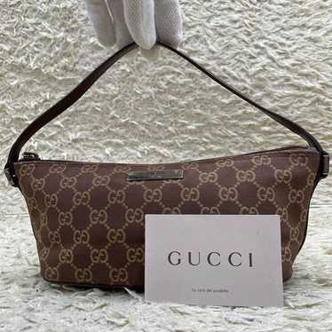 ◆Excellent condition◆ GUCCI Accessory Pouch GG pat