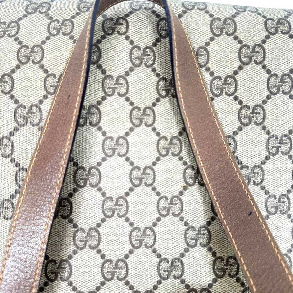 Gucci Old Gucci tote bag vintage PVC brown - image 8