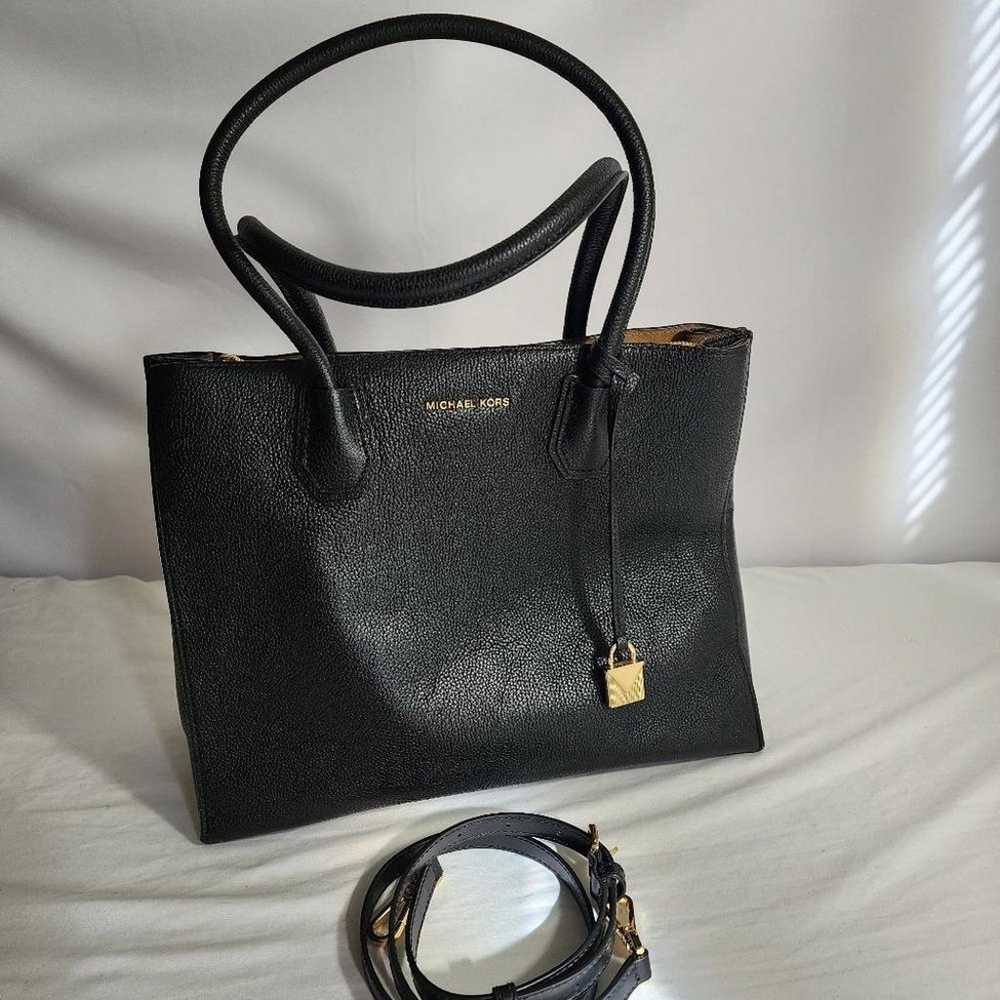 Michael Kors Mercer Leather XL Tote - image 5