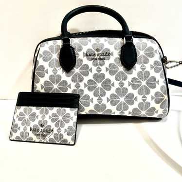 Gorgeous Kate spade small duffel and card holder