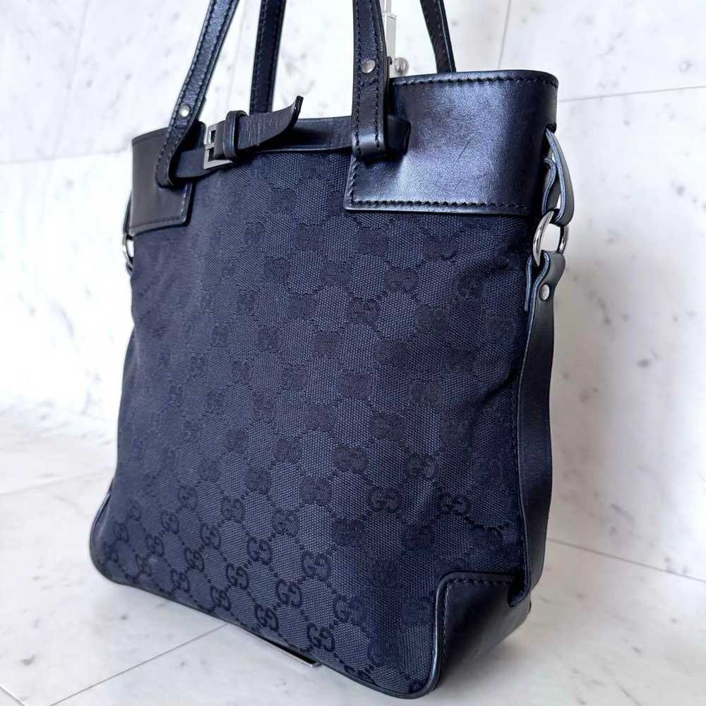 【Excellent Condition】GUCCI Tote Bag with GG Patte… - image 2