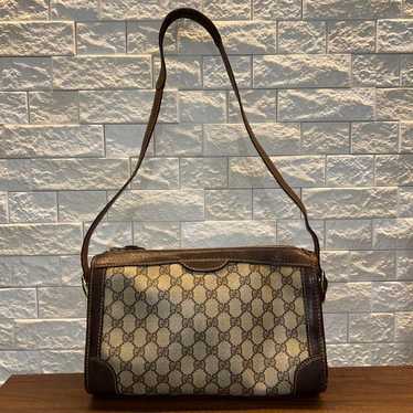 GUCCI Old Gucci Leather 2-Way Mini Shoulder Bag