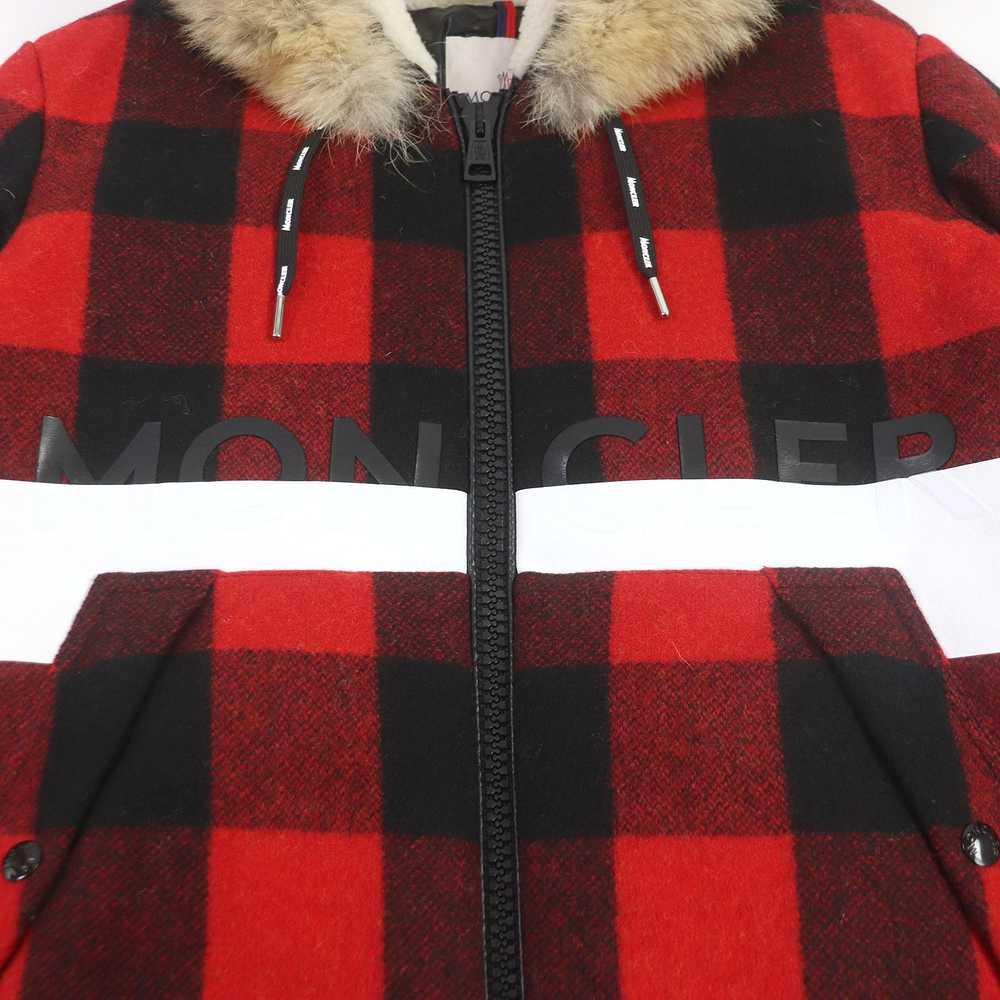 MONCLER Down jacket wool Red black STECKNADEL HOR… - image 5