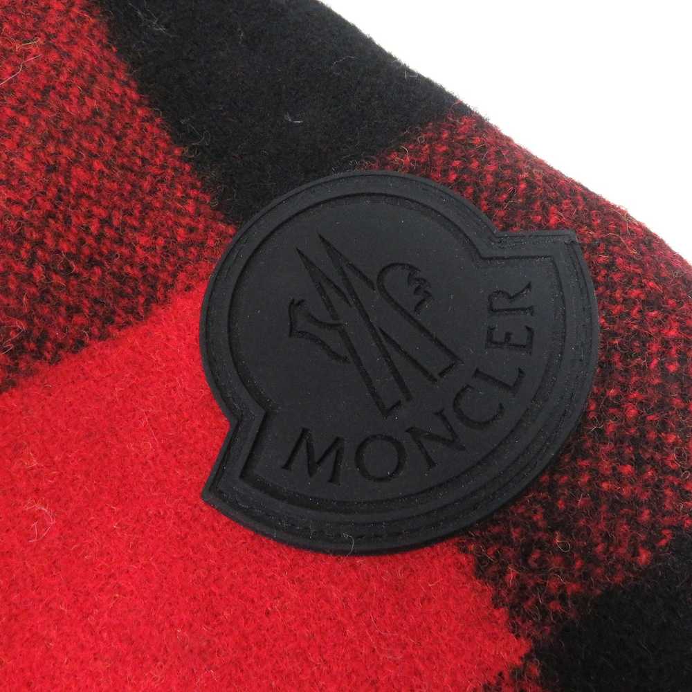 MONCLER Down jacket wool Red black STECKNADEL HOR… - image 7