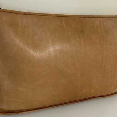 Coach Vintage 1970 Talon Leather Zipper Clutch Bag - image 1