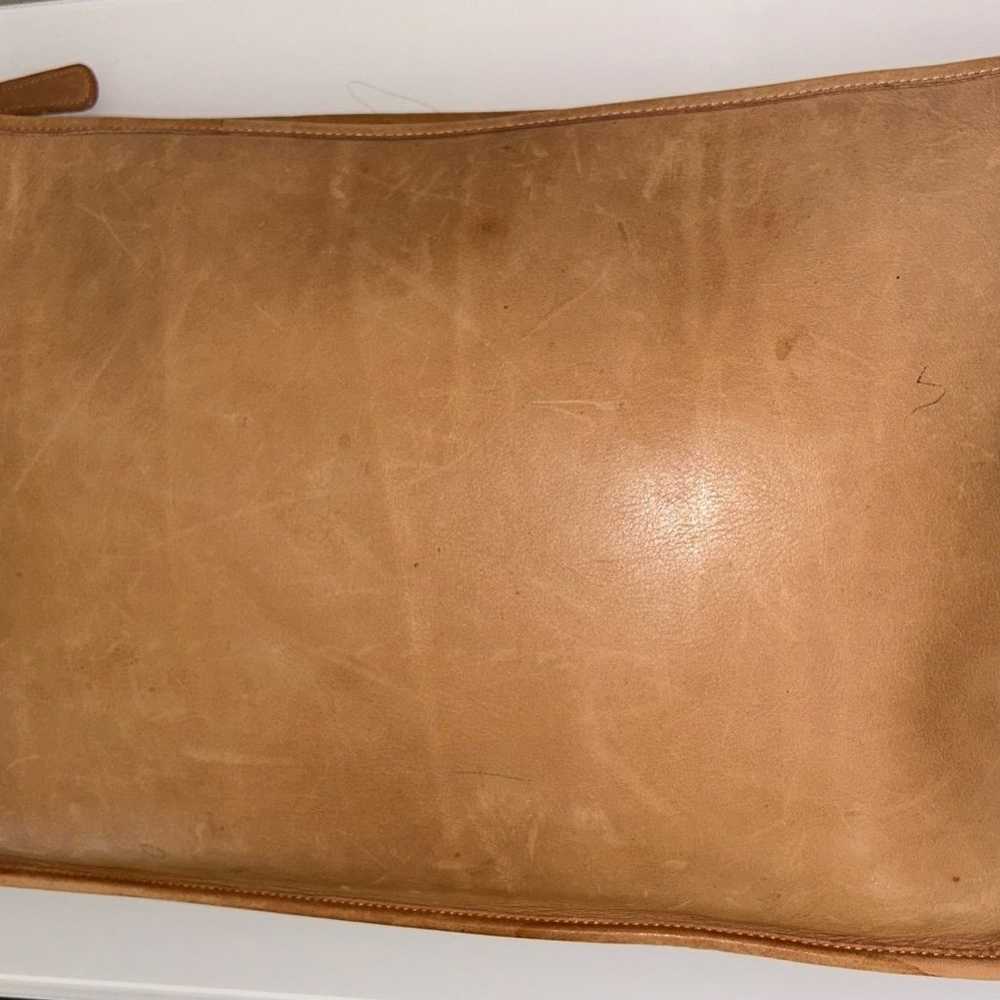 Coach Vintage 1970 Talon Leather Zipper Clutch Bag - image 2