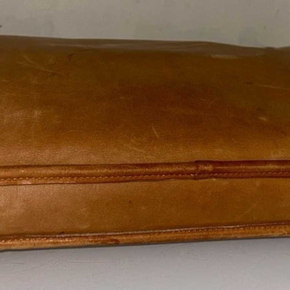 Coach Vintage 1970 Talon Leather Zipper Clutch Bag - image 5