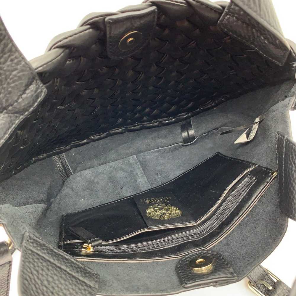 Vince Camuto Leather Handbags Puffy Weave Tote Mi… - image 10