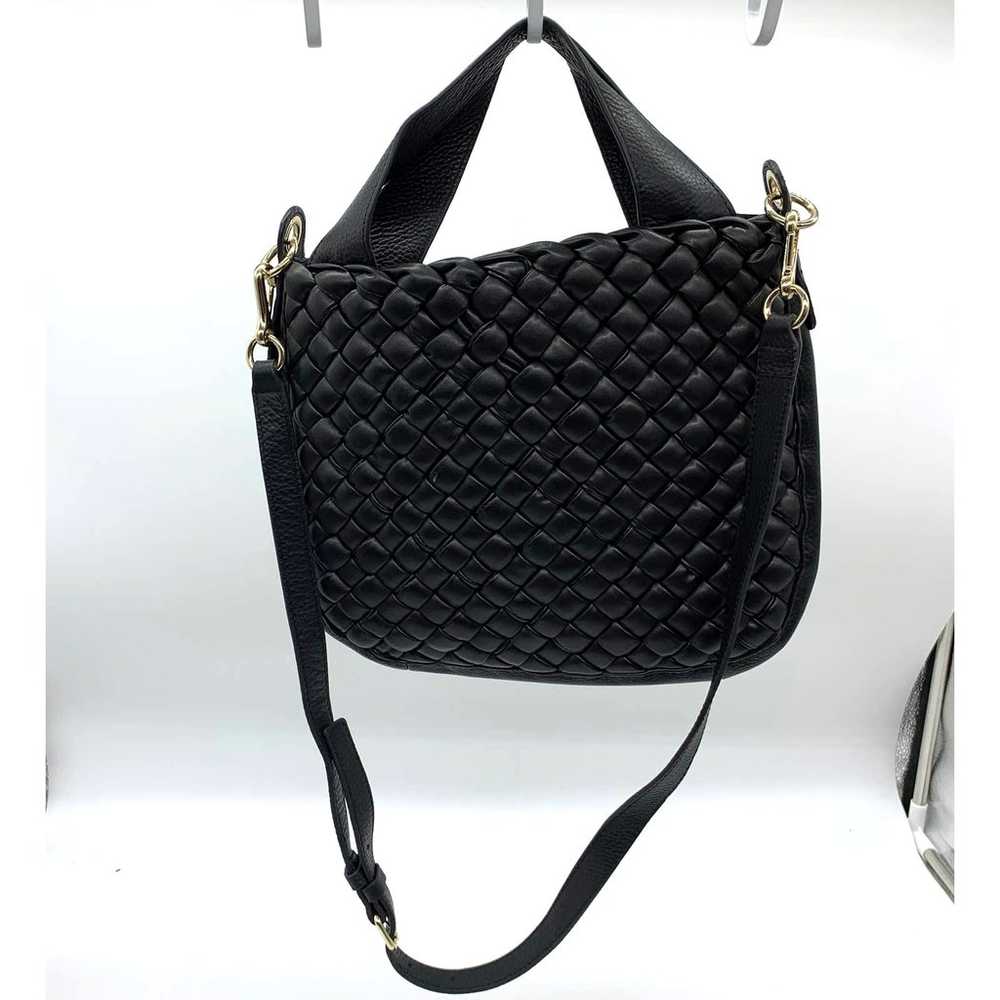 Vince Camuto Leather Handbags Puffy Weave Tote Mi… - image 8