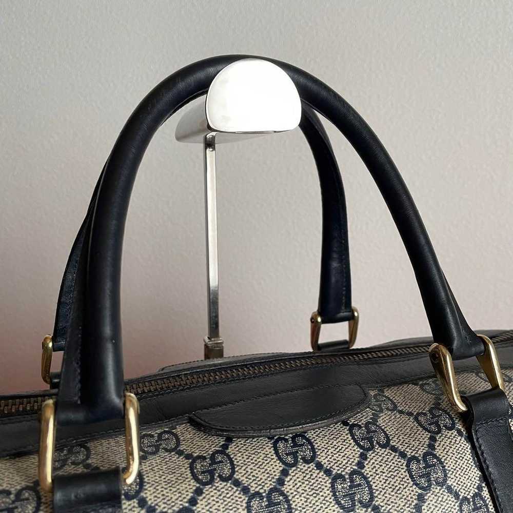 Popular Gucci GG PVC leather handbag mini Boston … - image 4