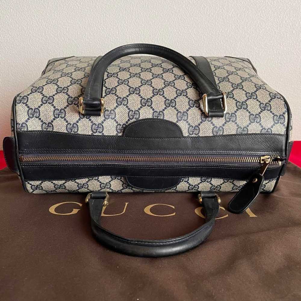 Popular Gucci GG PVC leather handbag mini Boston … - image 7