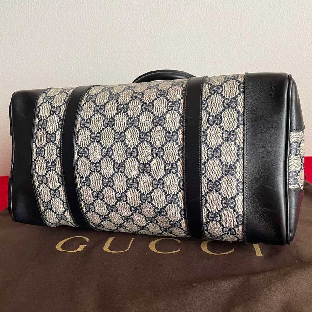 Popular Gucci GG PVC leather handbag mini Boston … - image 8