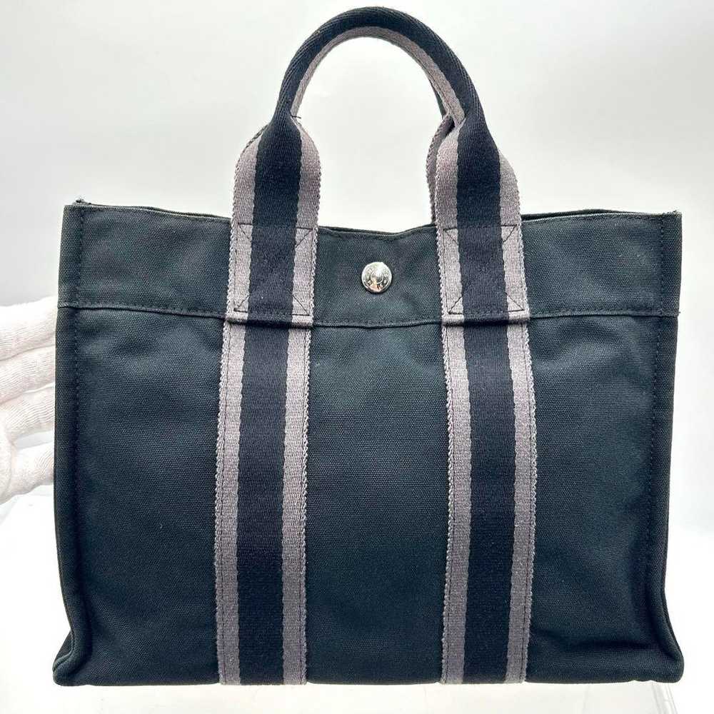 【Hermes】Faubourg Toile PM Handbag - image 2