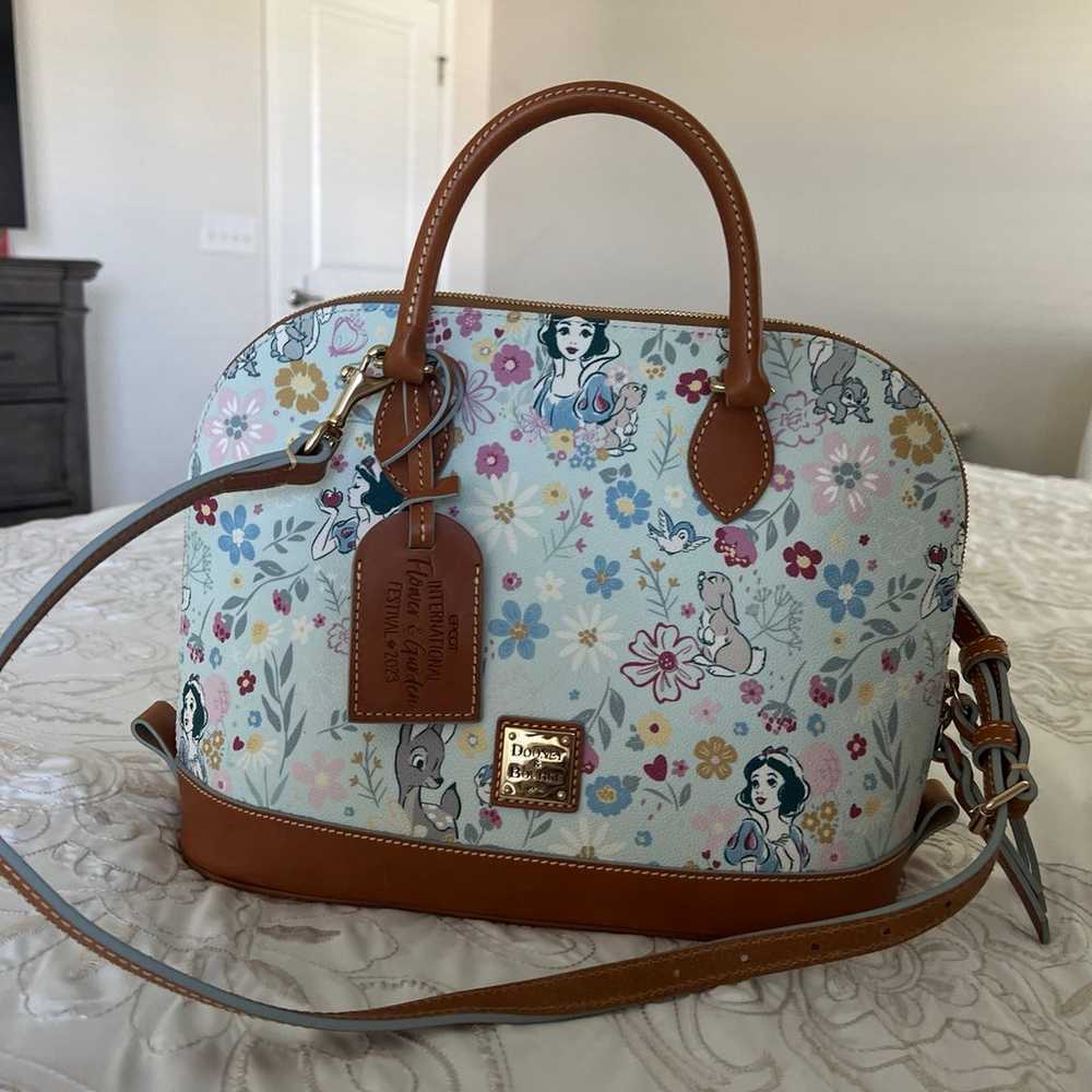 Dooney and Bourke Disney Snow White Flower and Ga… - image 1