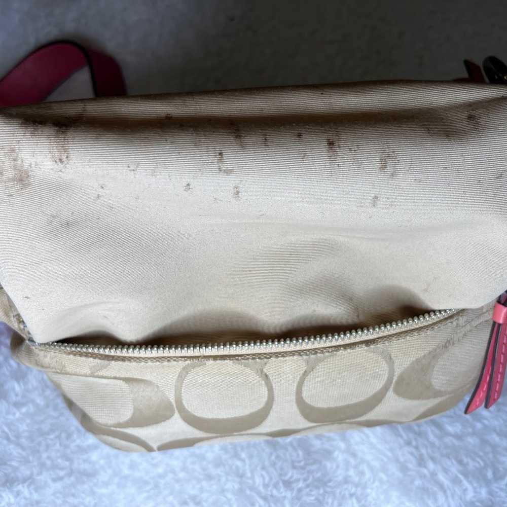 vintage coach signature purse - image 12