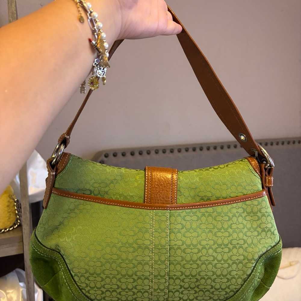 Coach soho shoulder bag Green - image 10