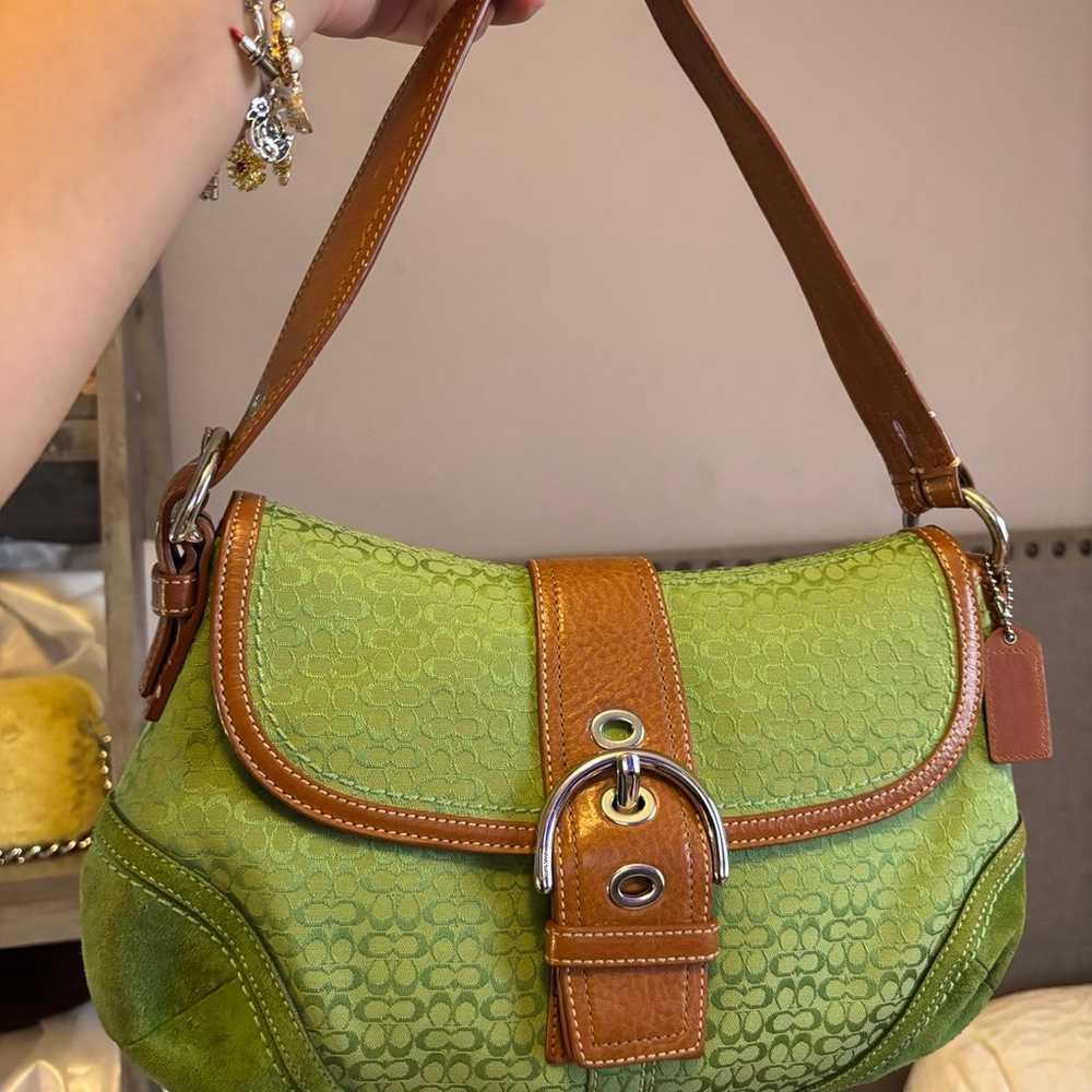 Coach soho shoulder bag Green - image 1