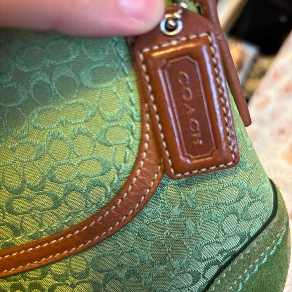 Coach soho shoulder bag Green - image 6