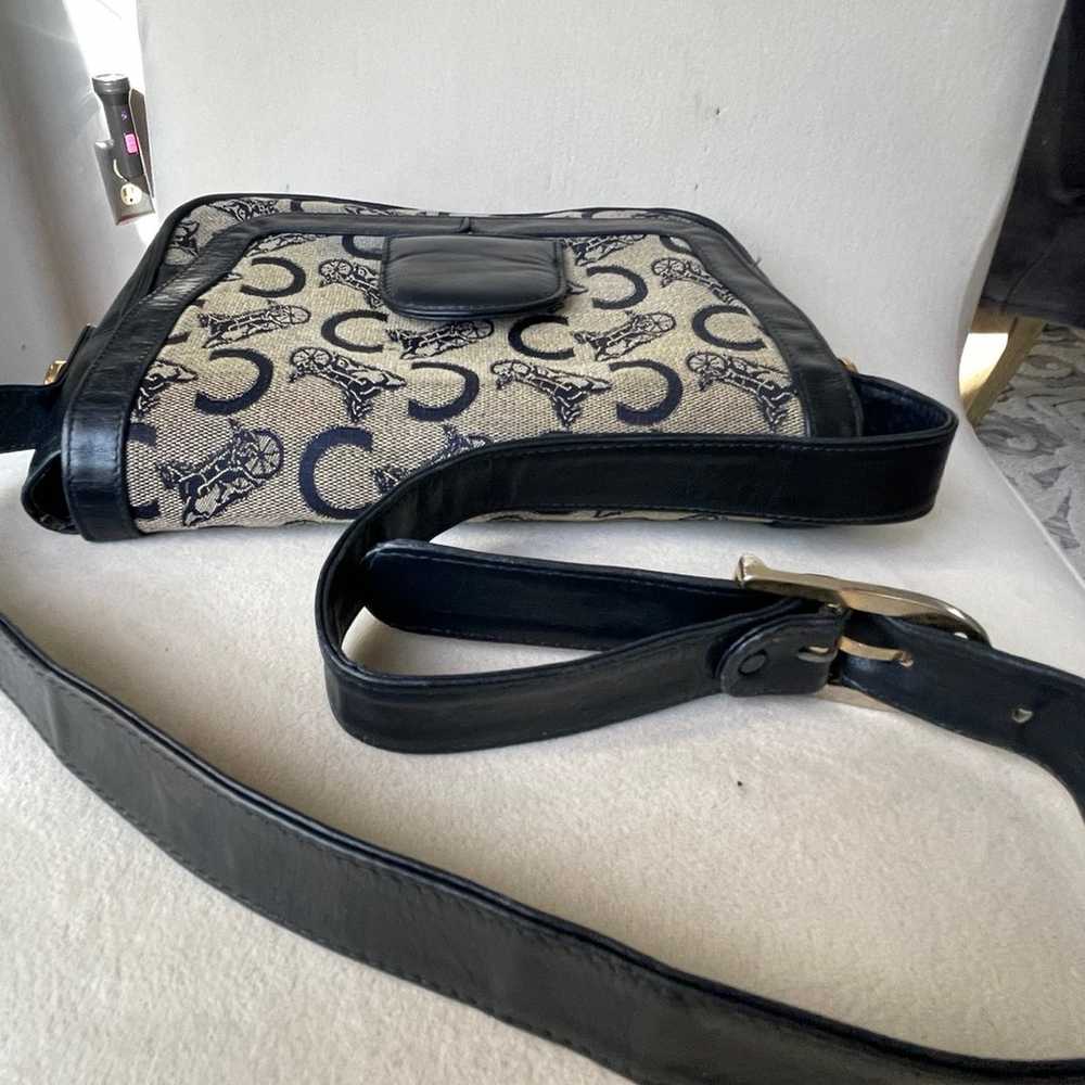 Vintage Celine Horse Carriage C Shoulder Bag Rare… - image 10