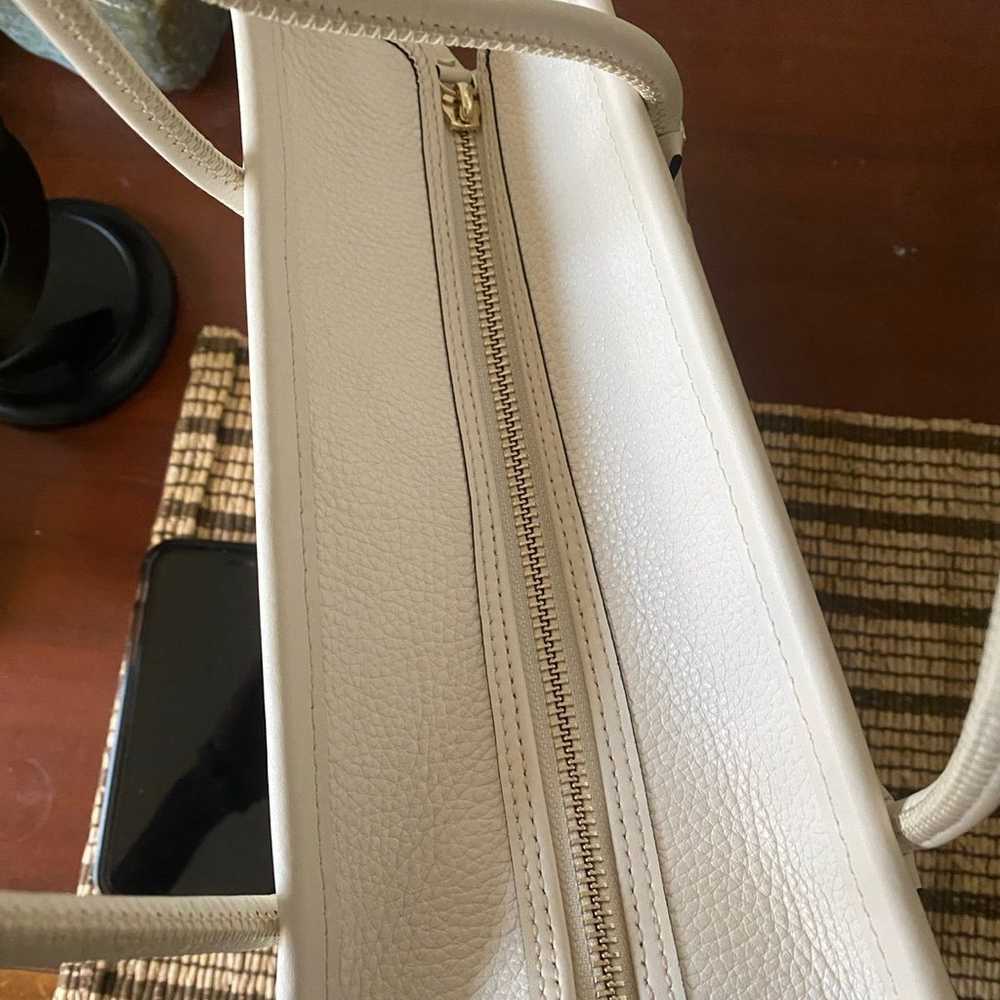 Kate Spade Ella Large White Leather Shoulder Tote… - image 6