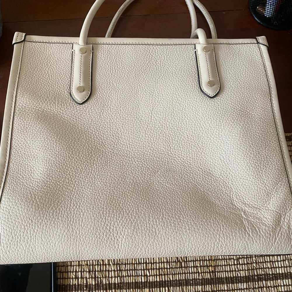 Kate Spade Ella Large White Leather Shoulder Tote… - image 9