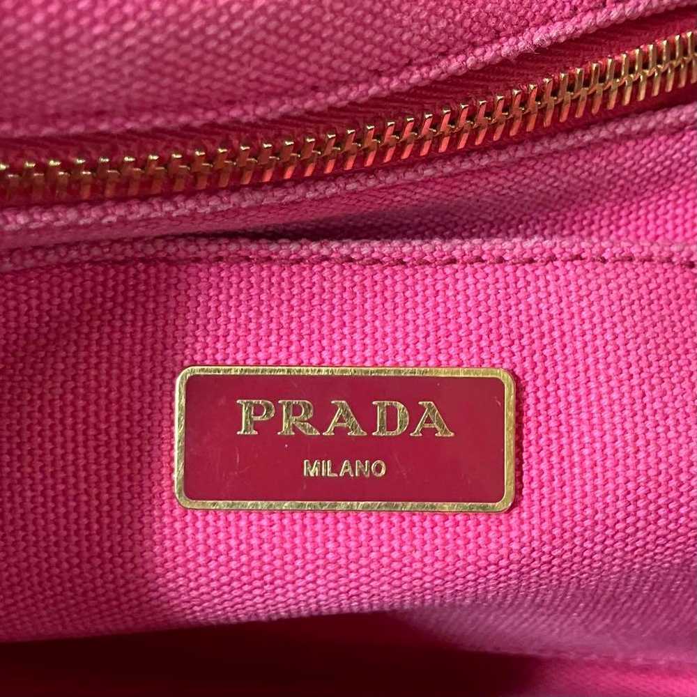 PRADA Mini Canapa 2WAY Handbag Domestic Genuine P… - image 10