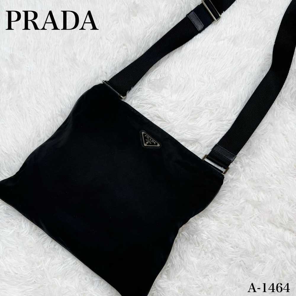 Excellent condition ✨ PRADA triangle logo tessuto… - image 2