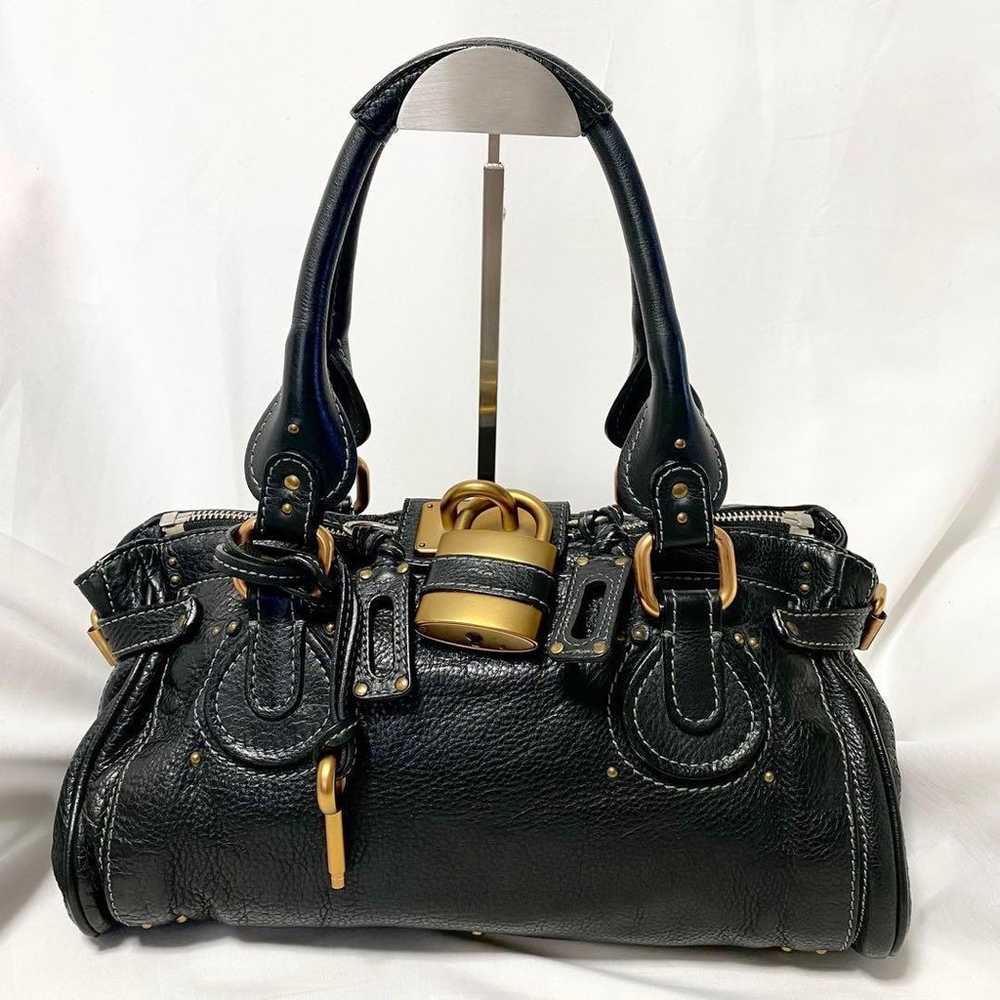 【Great condition】Chloe Paddington Shoulder Bag Le… - image 1