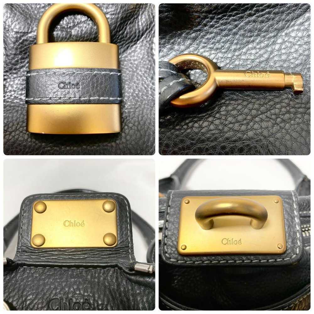 【Great condition】Chloe Paddington Shoulder Bag Le… - image 8