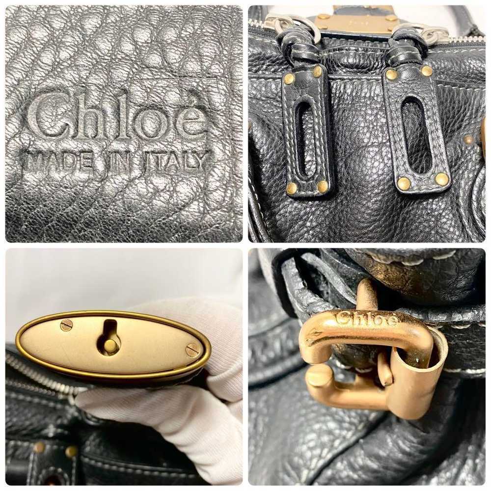 【Great condition】Chloe Paddington Shoulder Bag Le… - image 9