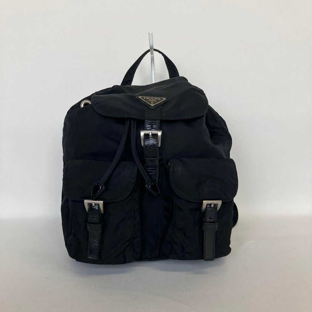 67B115 | Prada Tessuto Backpack Black - image 2