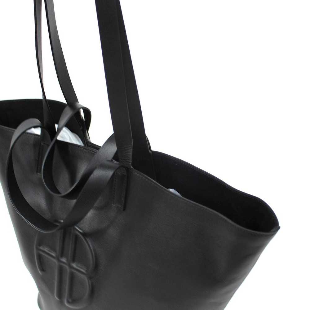 Anine Bing Palermo Tote Bag NEW Black Leather Car… - image 4