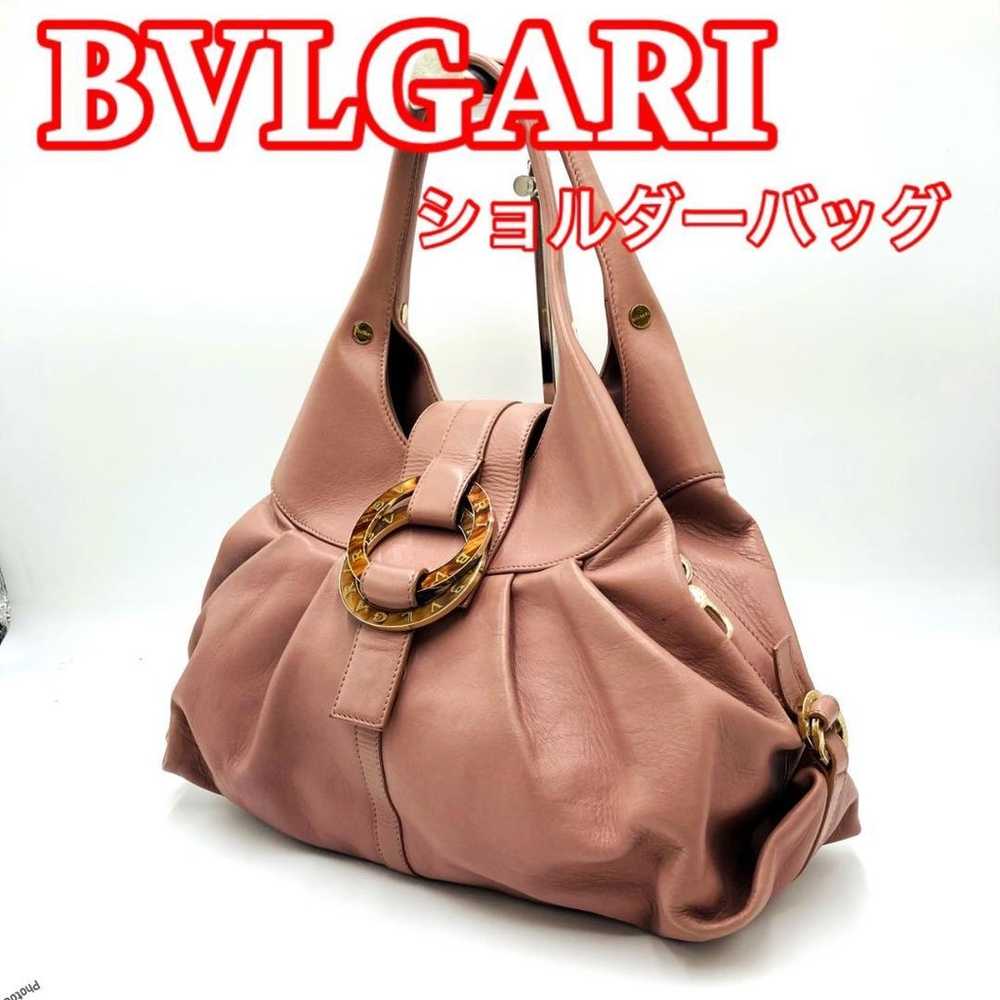 BVLGARI Bvlgari Shoulder Bag Smokey Pink Ring 1004 - image 1