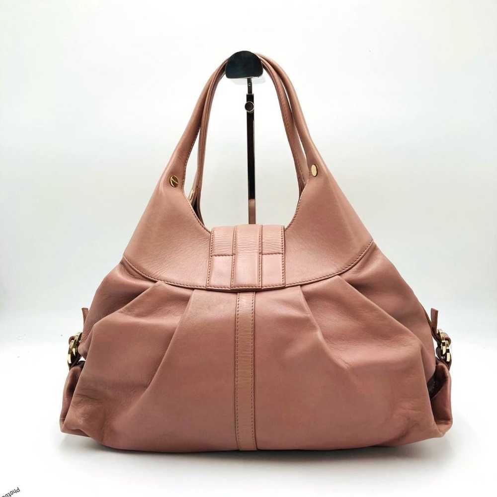 BVLGARI Bvlgari Shoulder Bag Smokey Pink Ring 1004 - image 2