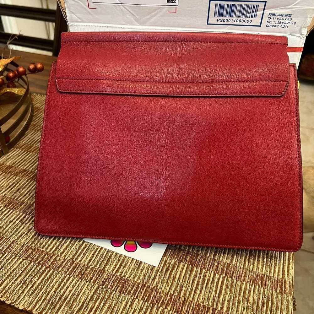 Authentic Preloved Chloe Red Crossbody or clutch - image 2