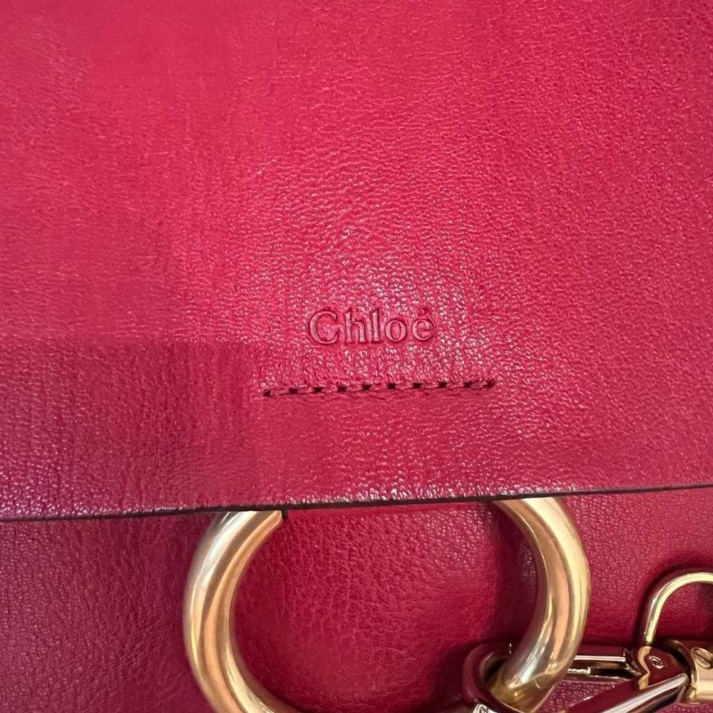 Authentic Preloved Chloe Red Crossbody or clutch - image 6