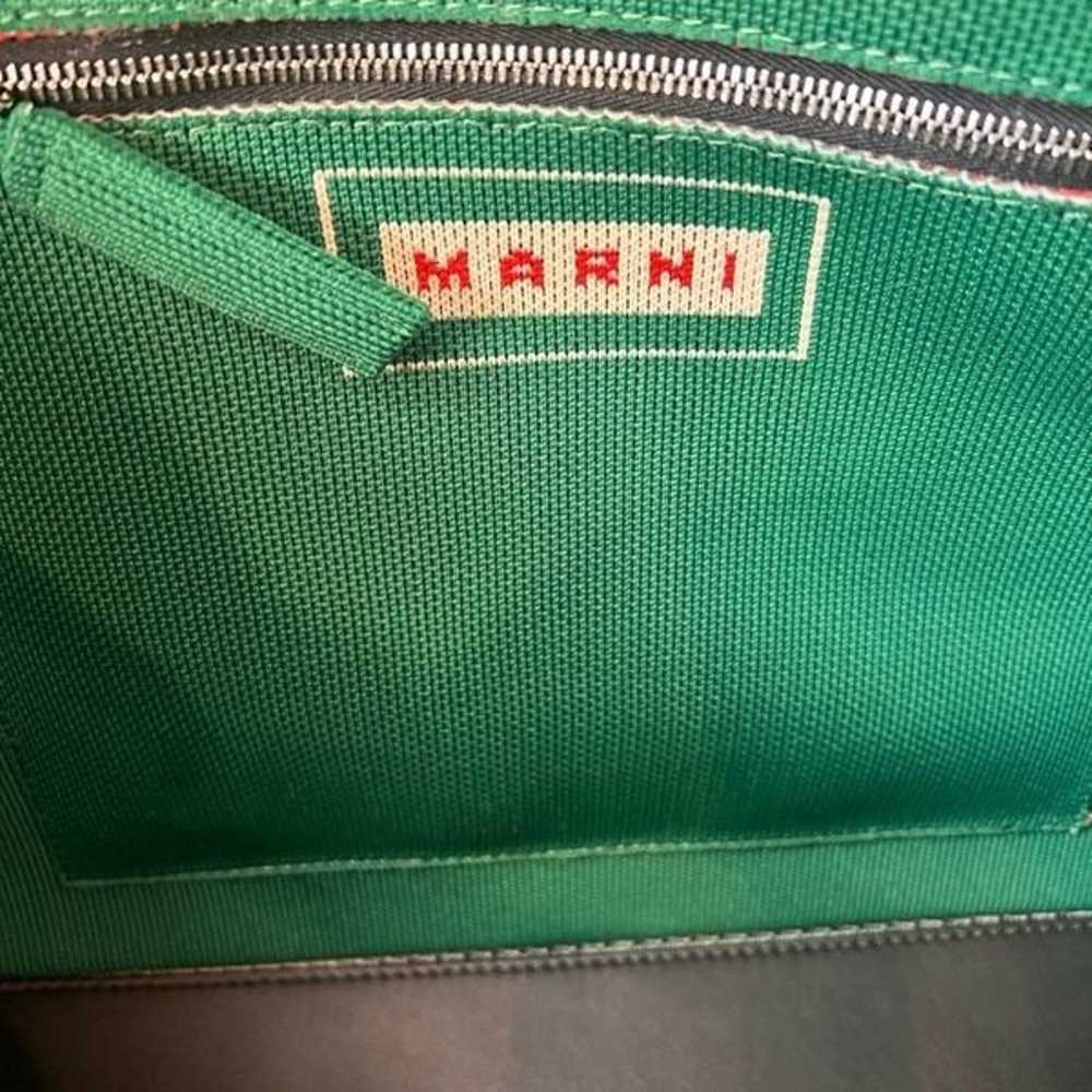 Marni Large weekender logo tote bag - image 9