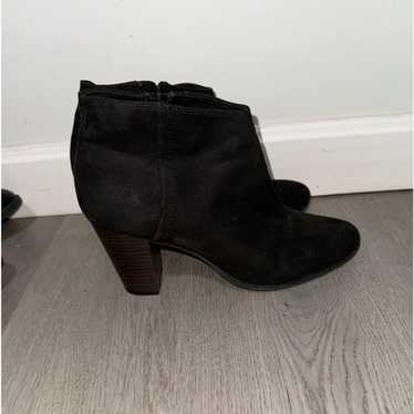 Faux-Suede Ankle Boots