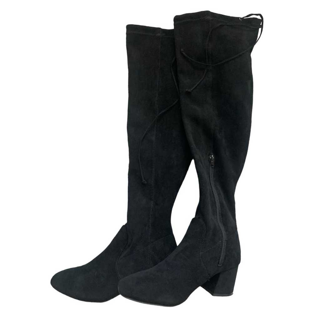 Women's Boots Faux Suede Knee-High Boots Black Ro… - image 5