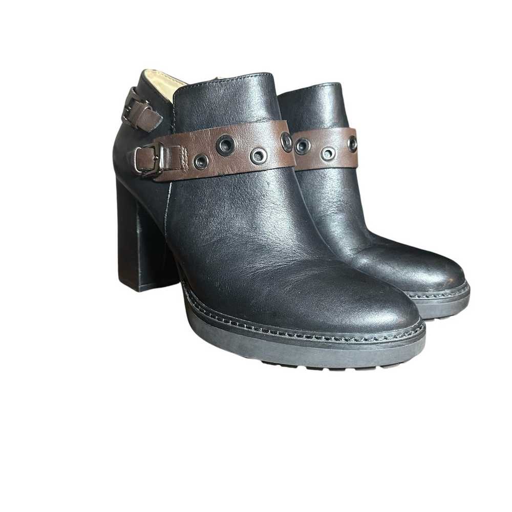 Naturalizer Cassia black and brown leather heeled… - image 11