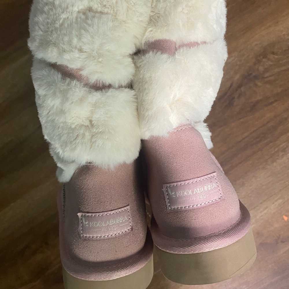 koolaburra by ugg pink size 9 boots - image 3